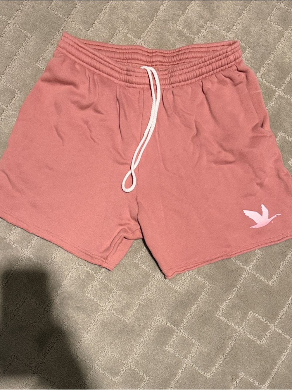 Women's Wawa Dusty Rose Lounge Shorts with Drawstring
